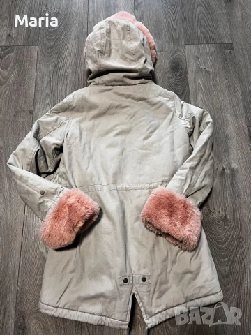 Зимна дамска парка FEIFA, топла и стилна – XS, снимка 3 - Якета - 54545957