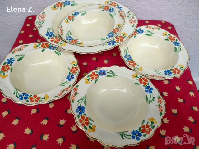 Crown Ducal антикварни купи от 20-те години, снимка 17 - Сервизи - 54076708