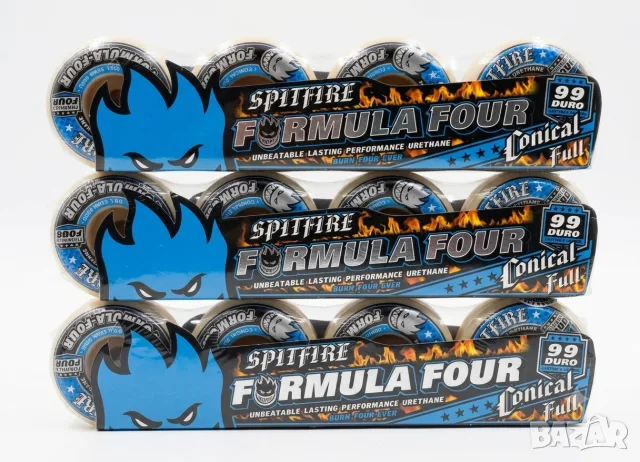 SPITFIRE FORMULA FOUR Conical Full MINI LOGO C-Cut ELEMENT Bam Margera Гуми за скейтборд скейт 