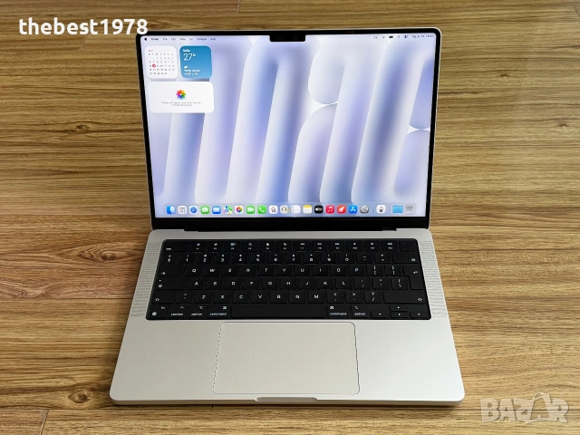 MacBook Pro 14`M3 Pro/11 CPU/14 GPU/18GB RAM/512GB SSD/Батерия 100%/Като Нов/Silver, снимка 3 - Лаптопи за работа - 55283584