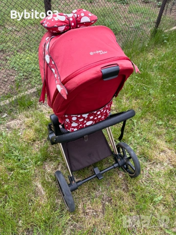 Cybex Priam 4 Jeremy Scott Petticoat Red, снимка 5 - Детски колички - 54456486