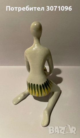 Българска стара порцеланова фигура, снимка 3 - Антикварни и старинни предмети - 54130158