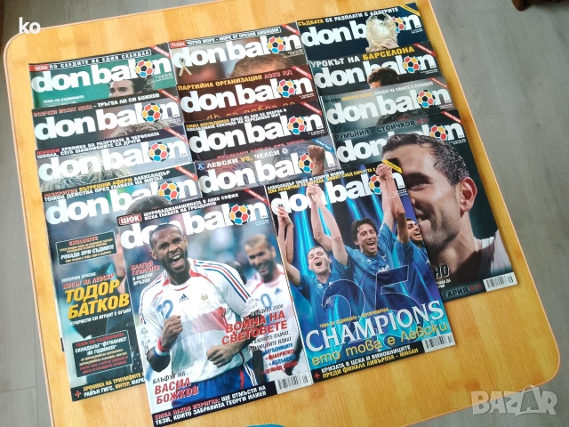 Футболни списания Don Balon с плакати на отбори, снимка 18 - Списания и комикси - 54508441