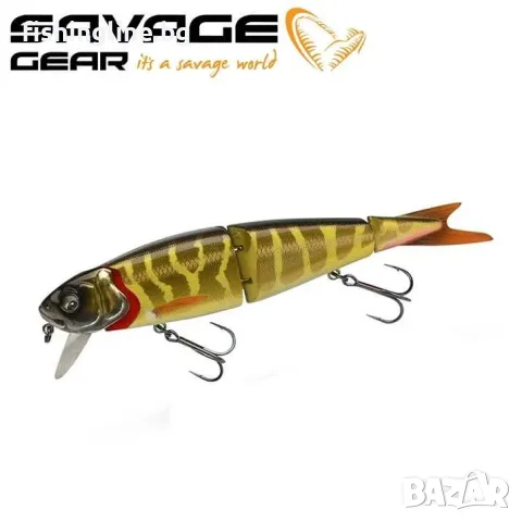 Savage Gear 4Play Classic Liplure 13cm 21g SP – суспендиращ трисекционен воблер за щука и бяла риба, снимка 2 - Такъми - 55379846