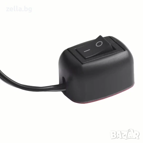 ON/OFF бутон за автомобил и мотор 12V/24V DC 10A с лепящ монтаж и 60 см кабел 10461, снимка 8 - Друга електроника - 54703451