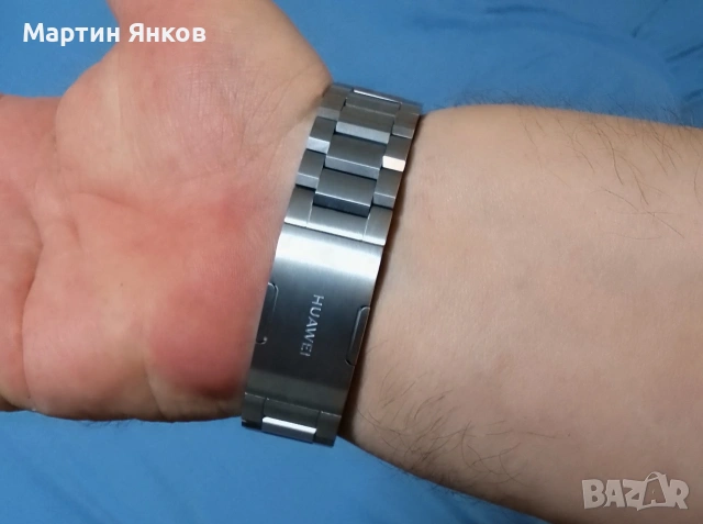 Продавам чисто нов часовник Huawei Watch Ultimate Voyage Blue/гаранция три години (цената е в евро), снимка 7 - Смарт гривни - 55167286
