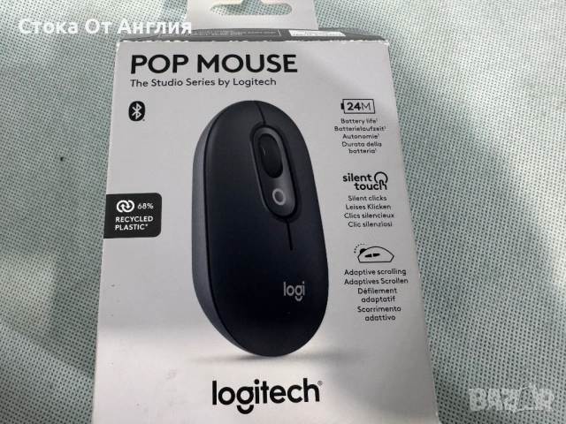Мишка Logitech POP Mouse, Bluetooth/910-007412, снимка 6 - Клавиатури и мишки - 53822545
