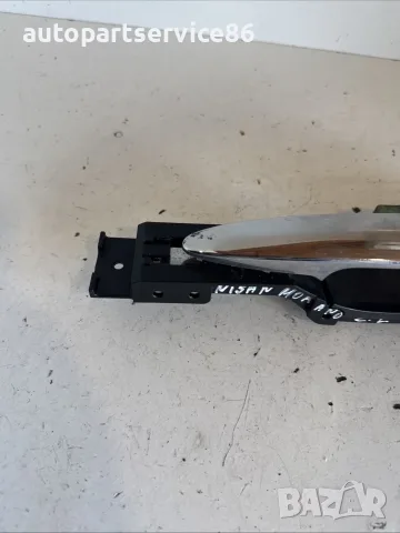 Външна дръжка за задна лява врата хромирана за Nissan Murano Z51 3.5 V6 (2009) #2123 OEM, снимка 2 - Части - 55626960