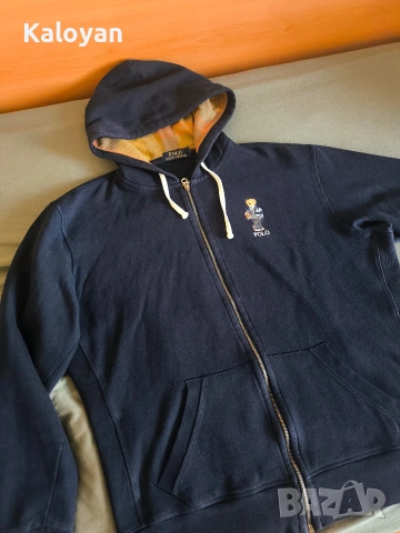 Polo Bear Ralph Lauren Zip up hoodie горнище XL