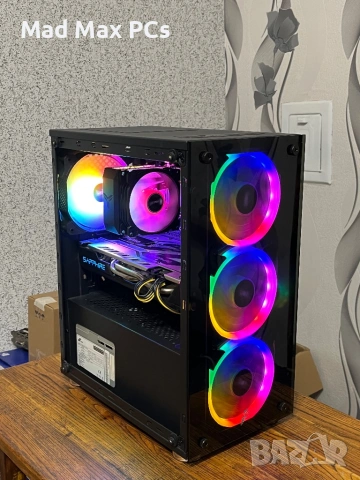 Геймърски компютър i3 8100/ RX 570/ Ram 16GB/ SSD 128GB+500GB, снимка 2 - Геймърски - 54001942