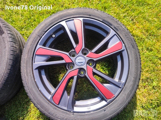 ПРОМОЦИЯ АЛУМИНИЕВИ ДЖАНТИ от NISSAN JUKE 5x114.3 18 цола.Отлично състояние, снимка 7 - Гуми и джанти - 55179927