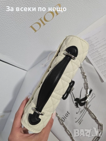 My Dior Дамска Бяла Чанта От Агнешка Кожа Код Brand Luxury Fashion16, снимка 7 - Чанти - 54960651