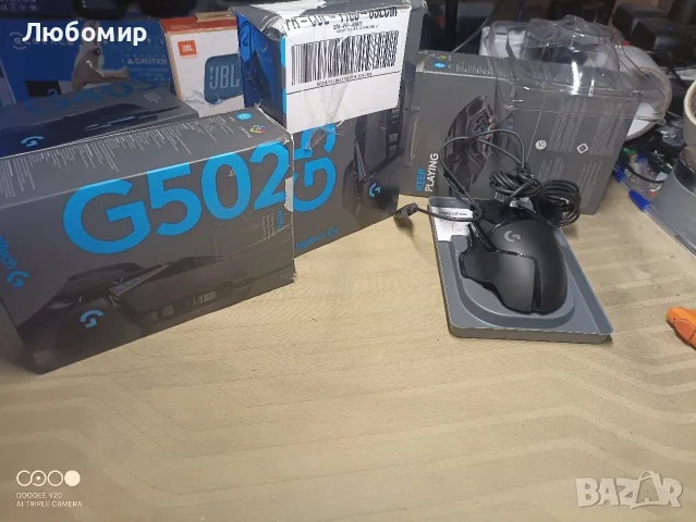 Гейминг мишка Logitech - G502 Hero, оптична, черна , снимка 3 - Клавиатури и мишки - 55494924