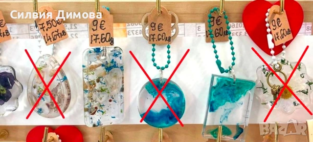 Ръчно изработени колиета, ключодържатели, висулки за подарък, снимка 3 - Ръчно изработени сувенири - 51284475
