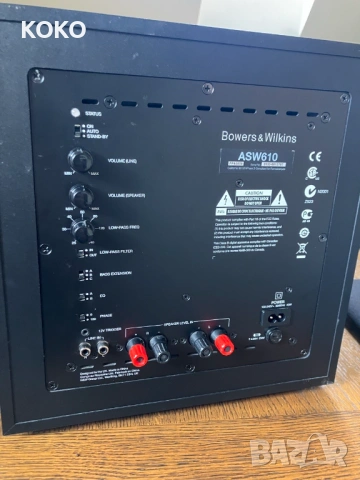 Bowers & Wilkins ASW610 субуфер (subwoofer) , снимка 4 - Тонколони - 54625300