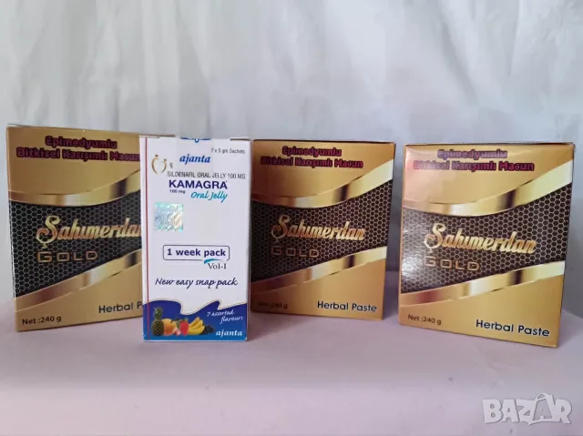 Промо комплект 153-3 броя Epimedium Gold маджун+Kamagra