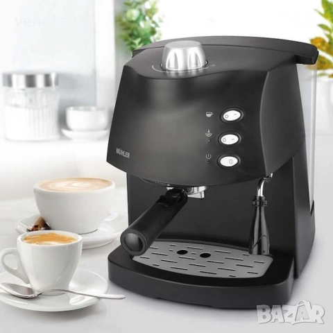 Стилна кафемашина за еспресо с каймак, снимка 2 - Кафемашини - 54012484