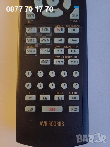 Дистанционно Harman Kardon AVR 500 RDS, снимка 3 - Други - 54322240