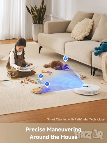 РОБОТ прахосмукачка Dreame D10 Plus Gen 2 6000Pa - КАТО НОВА, снимка 3 - Прахосмукачки - 54586480