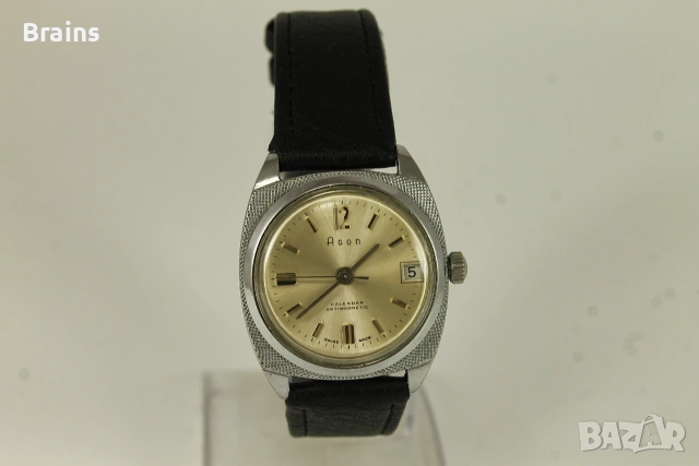 1960's AGON Швейцарски Ръчен Часовник, снимка 3 - Мъжки - 54995920