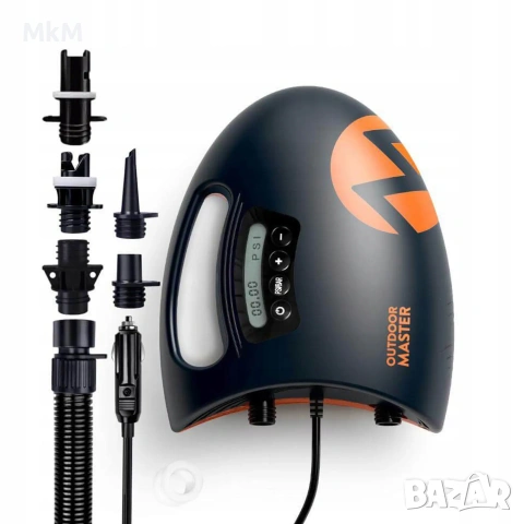 Нова електрическа помпа OutdoorMaster Shark, за SUP дъски с високо налягане с 20 PSI , снимка 5 - Къмпинг осветление - 55252322