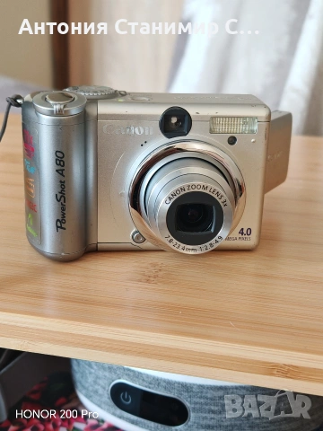 Canon powershot A80, снимка 3 - Фотоапарати - 54659350