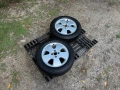 2бр.НОВИ Резервни гуми+АЛУМИНИЕВИ ДЖАНТИ 15цола 4x100-Opel,Chevrolet,Fiat, снимка 2