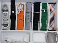 Смарт часовник със слушалки и 7 различни каишки. , снимка 2