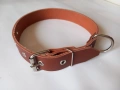 Натурален кожен нашийник (Керемида) – ширина 3 см / дължина 60 см, снимка 1