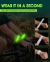Fitense Акумулаторни LED гривни за ръка, комплект от 2 броя, екипировка за бягане с висока видимост , снимка 5