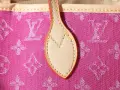 LV / Neverwoof Pet / Pink Denim Розова Дамска Чанта Естествена Телешка Кожа Код ch51, снимка 3