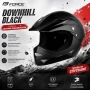 Кросова каска DOWNHILL Full Face, Матово черна, EN Сертификат, Размер S/M, снимка 1