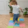 Модулен сензорен килим ORTHO PUZZLE, 6 части 30х30 см, Микс първи стъпки /270149/ , снимка 2