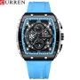 CURREN Lake Blue – спортно-елегантен хронограф, снимка 1
