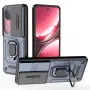 Калъф за vivo V50 5G – PC + TPU, Въртящ се стенд, Подвижен капак на обектива, 5 цвята, снимка 2