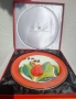 Разкошно декоративно плато Wedgwood Clarice Cliff Red Tulip, снимка 3