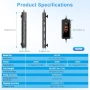 Нов hygger 500W аквариумен нагревател за риби и костенурки 283–492 л, снимка 2