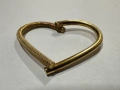 Златна фигура сърце 14К – 1.12 гр, снимка 7