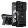 Магнитен Калъф със Стойка Ring Holder и Капаче за Камерата за Motorola Moto G37 Power 5G – 5 цвята, снимка 1