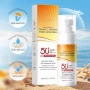 Нов Водоустойчив тониран слънцезащитен крем SPF 50 UVA UVB без омазняване, снимка 8