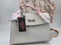 Кожена чанта с шалче, снимка 3
