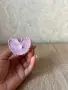 2.5 евро нова уникална свещ мече направена от миниатюрни рози в лилав цвят 💜, снимка 6