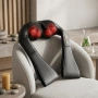Безжичен 4D шиацу масажор с инфрачервено затопляне, снимка 2