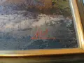 Картина с рамка 66 × 53 см - подписана, снимка 2