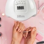 Елегантна и компактна UV LED лампа за нокти SUN5 с висока мощност-48W; Авто сензор за включване/изкл, снимка 6
