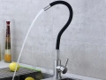 Кухненски смесител гъвкав с въртящ се чучур на 360 градуса, снимка 3