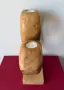 Декоративна статуетка свещник сърце от дърво, снимка 2