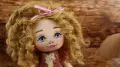 Текстилна кукла с височина 28 см Камелия, снимка 5