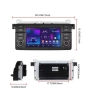 7-инчова Android мултимедия с копчета и активно охлаждане за BMW 3 Series E46 + CarPlay + камера, снимка 4