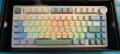 Механична гейминг клавиатура Gaming Aula F75 Black, Hotswap RGB Gasket, Wireless, снимка 2